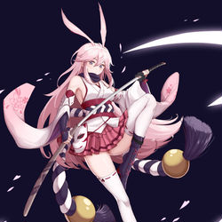 This is a pixiv picture whose title is 八重桜.