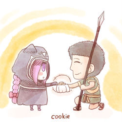 This is a pixiv picture whose title is cookie.