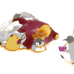 This is a pixiv picture whose title is 焼きいもパーティー.