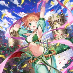 This is a pixiv picture whose title is 陽気な踊り子 ララム.