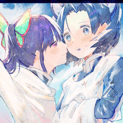 This is a pixiv picture whose title is カナアオ.