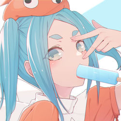 This is a pixiv picture whose title is よつぎアイス.