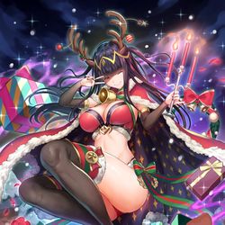This is a pixiv picture whose title is 物陰より呪いをこめて サーリャ.