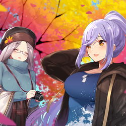 This is a pixiv picture whose title is アズレン秋イラコン.