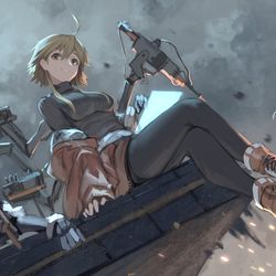 This is a pixiv picture whose title is 梅尔.