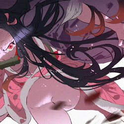 This is a pixiv picture whose title is 鬼滅の刃.