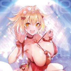 This is a pixiv picture whose title is 告知／神童勇者とメイドおねえさん／タペストリー2.