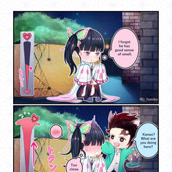 This is a pixiv picture whose title is 栗花落カナヲ サプライズ Part2.