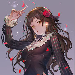 This is a pixiv picture whose title is 志保さん.