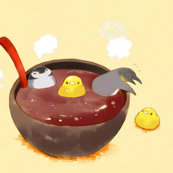This is a pixiv picture whose title is くりぜんざい.