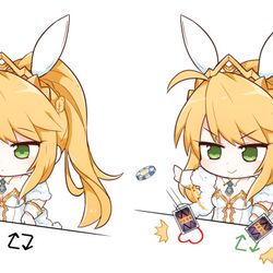 This is a pixiv picture whose title is 🐰.