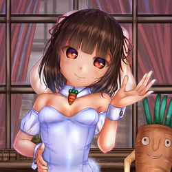This is a pixiv picture whose title is 白ゐバニー.
