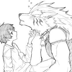 This is a pixiv picture whose title is フェン主4♀＋落書き.