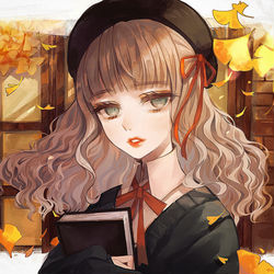 This is a pixiv picture whose title is イチョウもみじ.