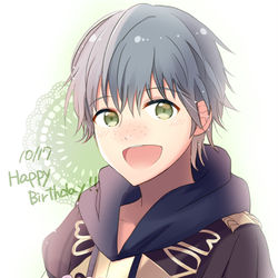 This is a pixiv picture whose title is アッシュ誕.