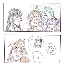This is a pixiv picture whose title is 生日快樂.
