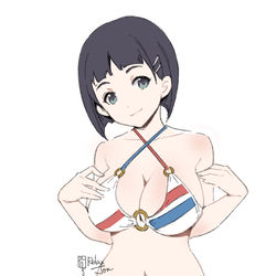 This is a pixiv picture whose title is 桐ヶ谷直葉.