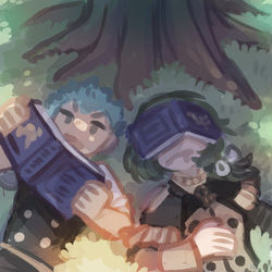 This is a pixiv picture whose title is 風花雪月らくがき.