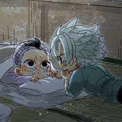 This is a pixiv picture whose title is 【さねげん】ログ③【腐】.