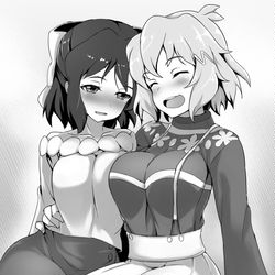 This is a pixiv picture whose title is ひびみく.