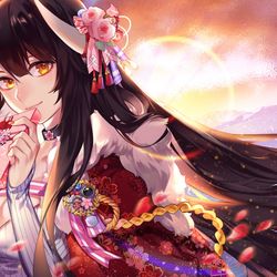 This is a pixiv picture whose title is 比叡號-Valentine‘s Day.