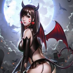 This is a pixiv picture whose title is Devil Dva.