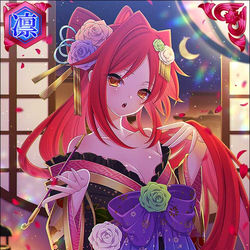 This is a pixiv picture whose title is 【お仕事】戦国武将姫MURAMASA.