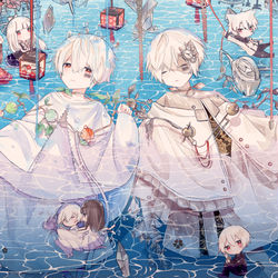 This is a pixiv picture whose title is ＊まふまふさんの誕生日2019＊.