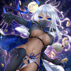 This is a pixiv picture whose title is 【戦国武将姫muramasa】高坂甚内.