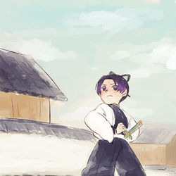 This is a pixiv picture whose title is ぎゆしの？.