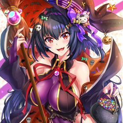 This is a pixiv picture whose title is Hitomi Halloween 2019.