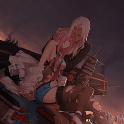 This is a pixiv picture whose title is Azur Lane - 1st anniversary.