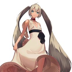 This is a pixiv picture whose title is miku.