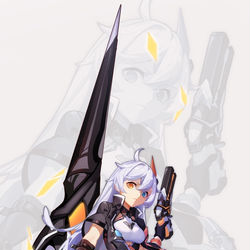 This is a pixiv picture whose title is 琪亚娜.