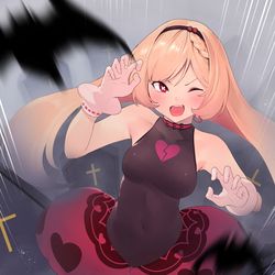 This is a pixiv picture whose title is 愛瀬ユリアさん　お覚悟ver.
