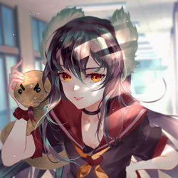 This is a pixiv picture whose title is セーラー服.