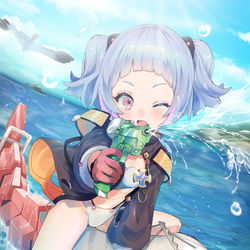 This is a pixiv picture whose title is Azur Lane EN 1st Anniversary！♥.
