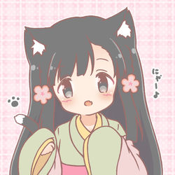 This is a pixiv picture whose title is さえにゃん.