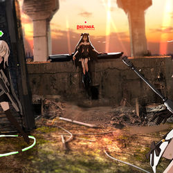 This is a pixiv picture whose title is ;_;.