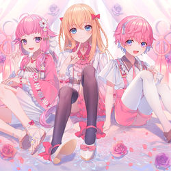 This is a pixiv picture whose title is ピンク.