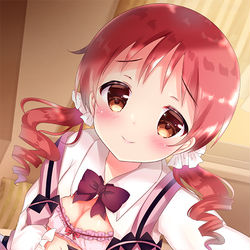 This is a pixiv picture whose title is 自撮りメグちゃん.