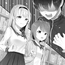 This is a pixiv picture whose title is 俺好き/挿絵風過去絵.