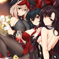 This is a pixiv picture whose title is ローン、大鳳と赤城.