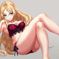 This is a pixiv picture whose title is 下着ネルソン.