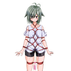This is a pixiv picture whose title is 無抵抗.