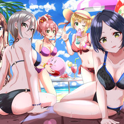 This is a pixiv picture whose title is LIPPSと海.