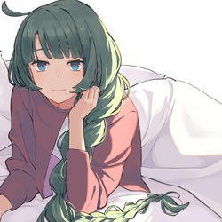 This is a pixiv picture whose title is くつろぎ夕雲.