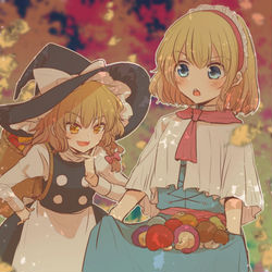 This is a pixiv picture whose title is 秋マリアリ.
