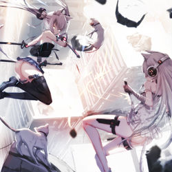 This is a pixiv picture whose title is AWP vs. [TYPE-M].