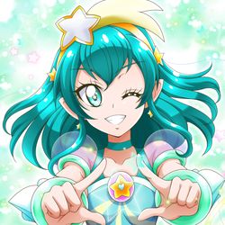This is a pixiv picture whose title is キュアミルキー!.
